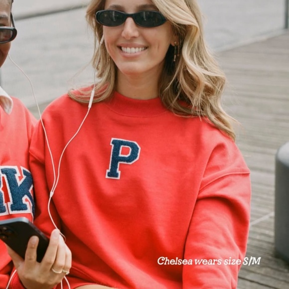 PARKE Back to School Collection Set - Apple Red Sweatshirt and Shorts - Picture 4 of 15